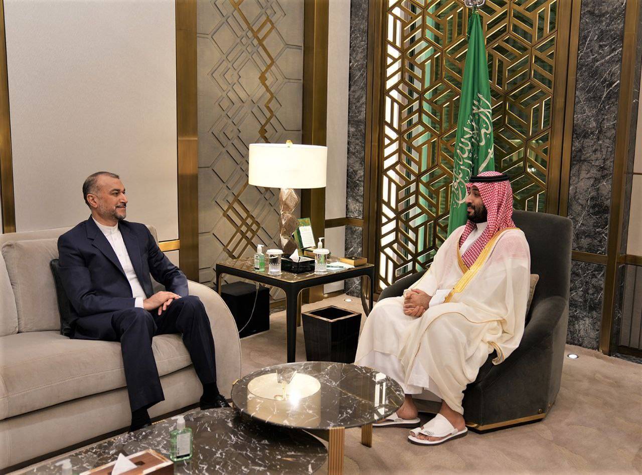 امیرعبداللهیان با ولیعهد عربستان دیدار کرد + فیلم