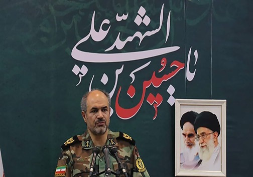 سخنرانی امیر سرتیپ فخری رئیس سازمان جغرافیایی نیروهای مسلح دربندرعباس