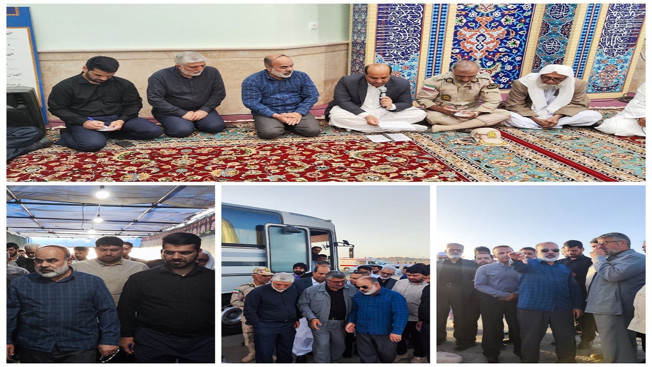 بازدید  استاندار سیستان و بلوچستان از زائرسرای امام رضا (ع) میرجاوه