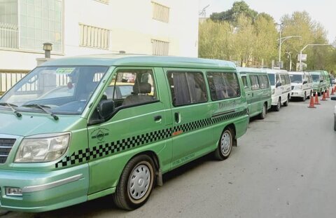 آمادگی تاکسیرانی اهواز برای خدمت به زائران اربعین در مرز چذابه