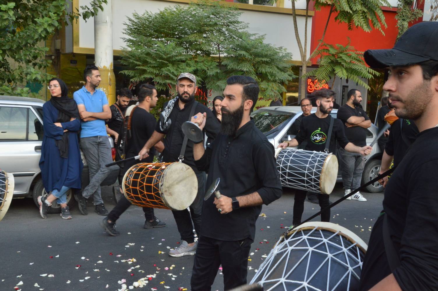مراسم سوگواری در تهران