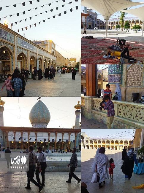 حرم شاهچراغ(ع)، کمتر از یک روز بعد از حادثه تروریستی حرم شاهچراغ(ع)، کمتر از یک روز بعد از حادثه تروریستی