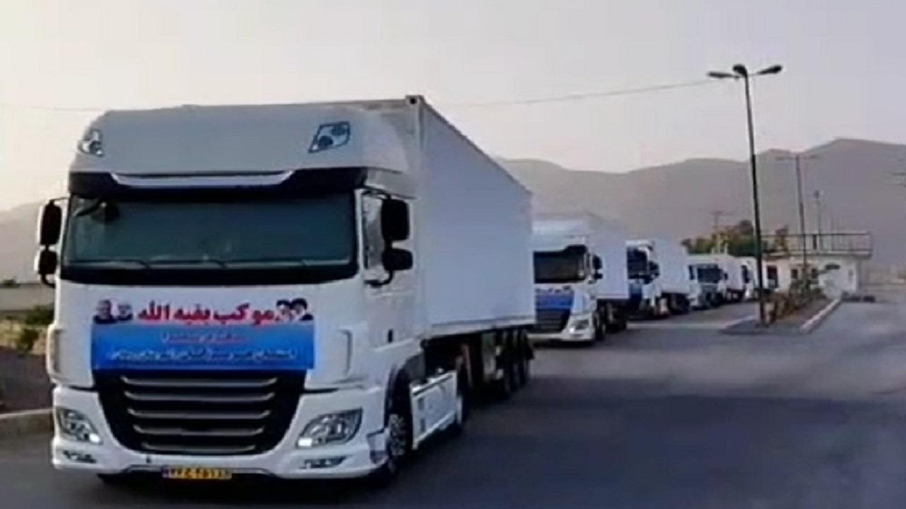 ارسال اقلام موکب بقیه الله رودان به سامرا+فیلم