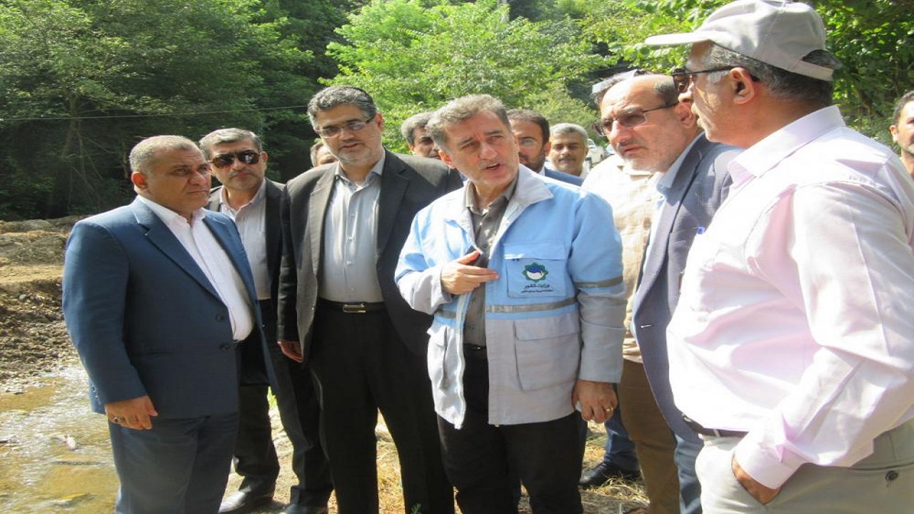 بازدید مدیرکل مدیریت بحران گیلان از رودسر