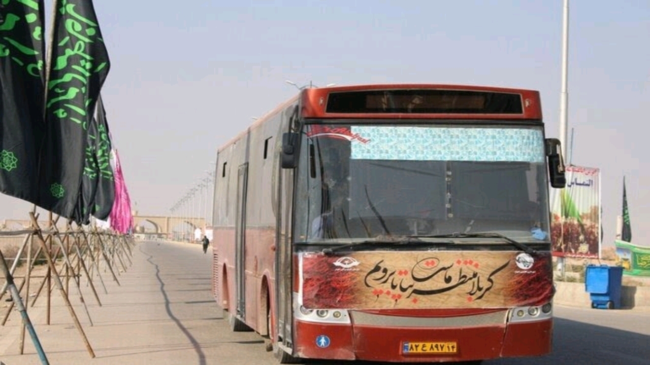 جابجایی بیش از ۶۰۰ زائر گلستانی اربعین با اتوبوس
