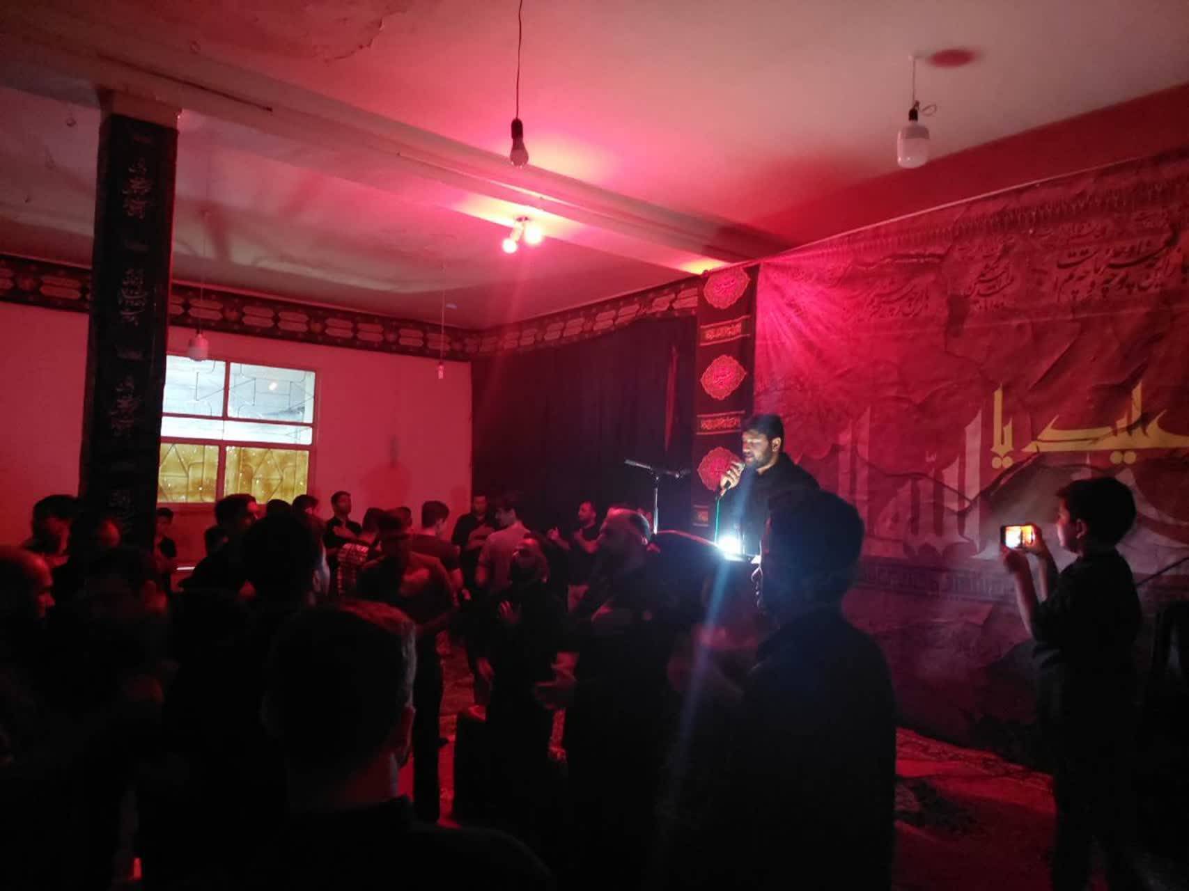 مراسم عزاداری ماه محرم در روستای دشت