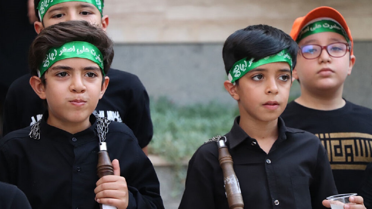 گردهمایی کودکان عاشورایی در سمنان