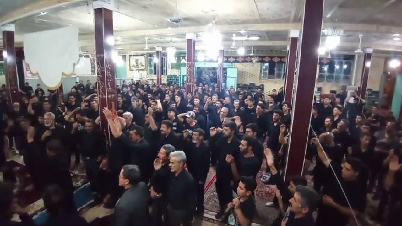 عزاداری ماهانی‌ها در هفتمین شب از ماه محرم + فیلم