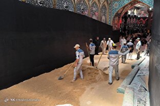 حرم مطهر امام حسین (ع) آماده برگزاری مراسم عاشورای حسینی