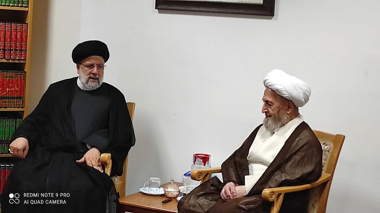 دیدار رئیس جمهور با آیت الله سبحانی