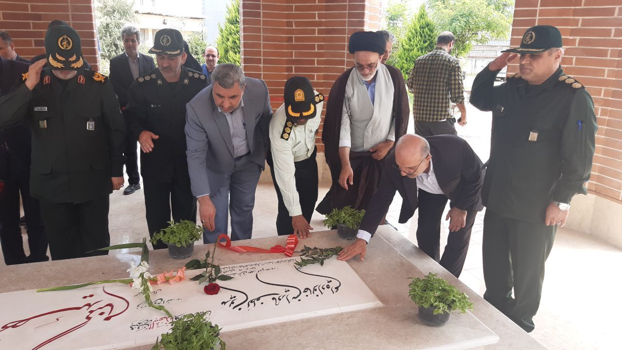 افتتاح ۲ یادمان شهید گمنام در رشت
