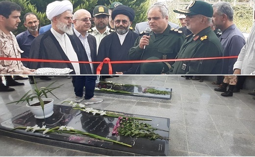 افتتاح ۲ یادمان شهید گمنام در رشت