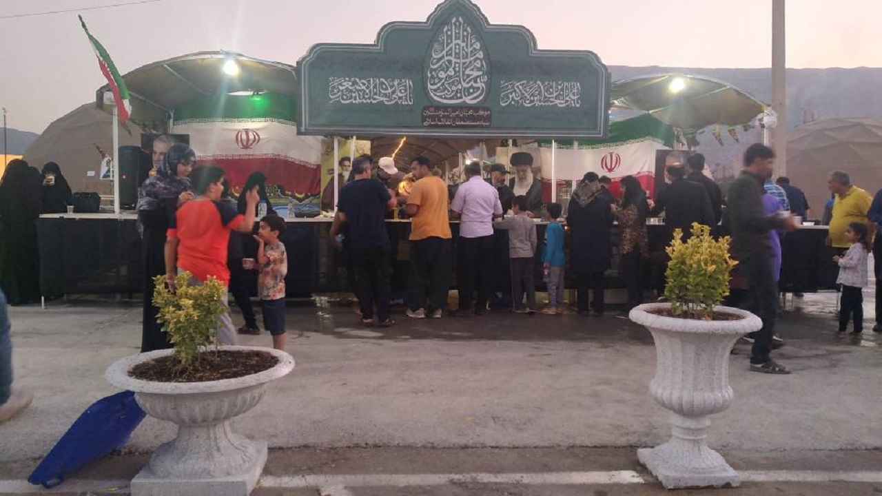 برپایی موکب محبان امیرالمومنین (ع) در سیروان و چرداول + فیلم و تصاویر