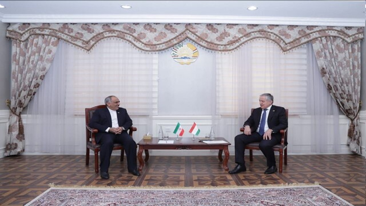 دیدار خداحافظی سفیر ایران با وزیر خارجه تاجیکستان