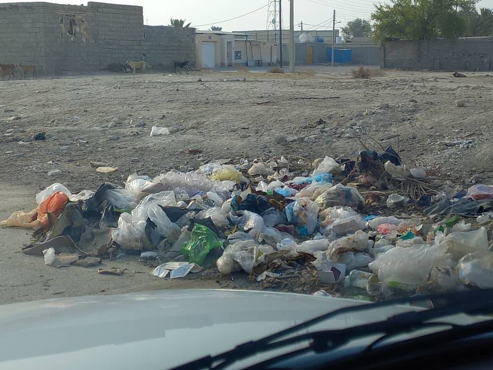 انباشت زباله در محلات بندر لنگه
