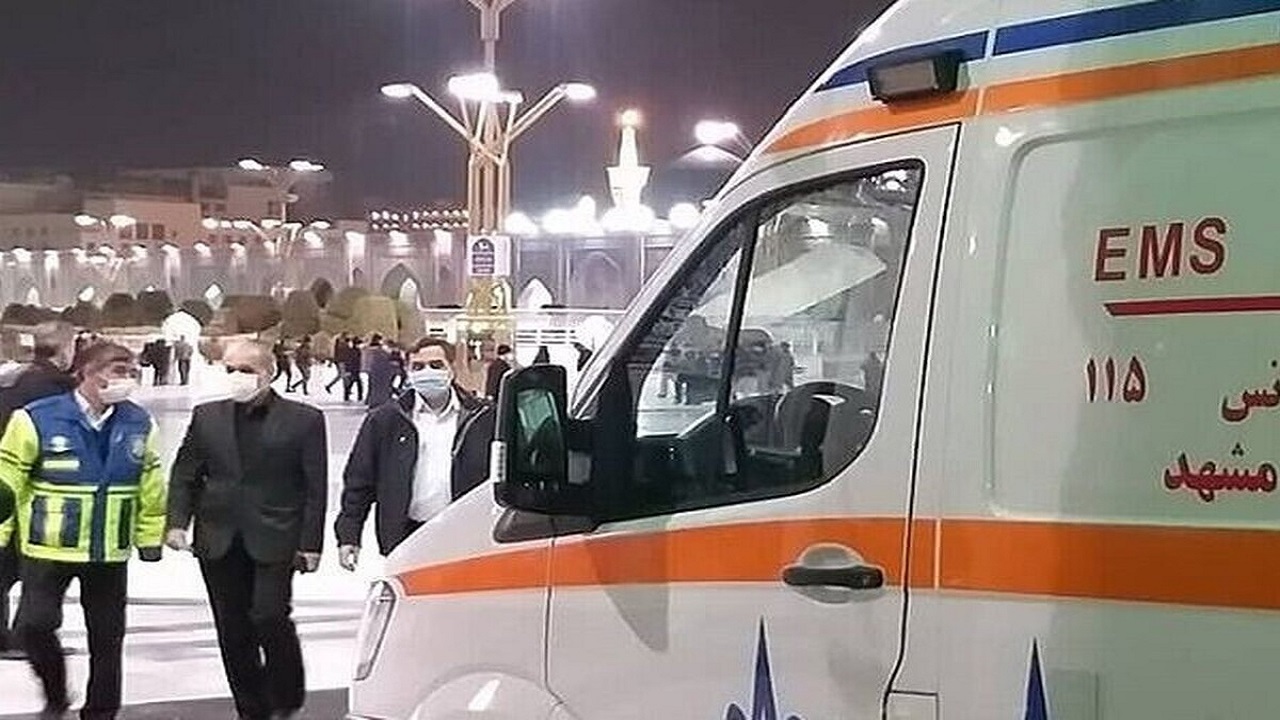 استقرار تیم های بهداشتی در مسیرهای منتهی به حرم مطهر رضوی همزمان با تاسوعا و عاشورای حسینی