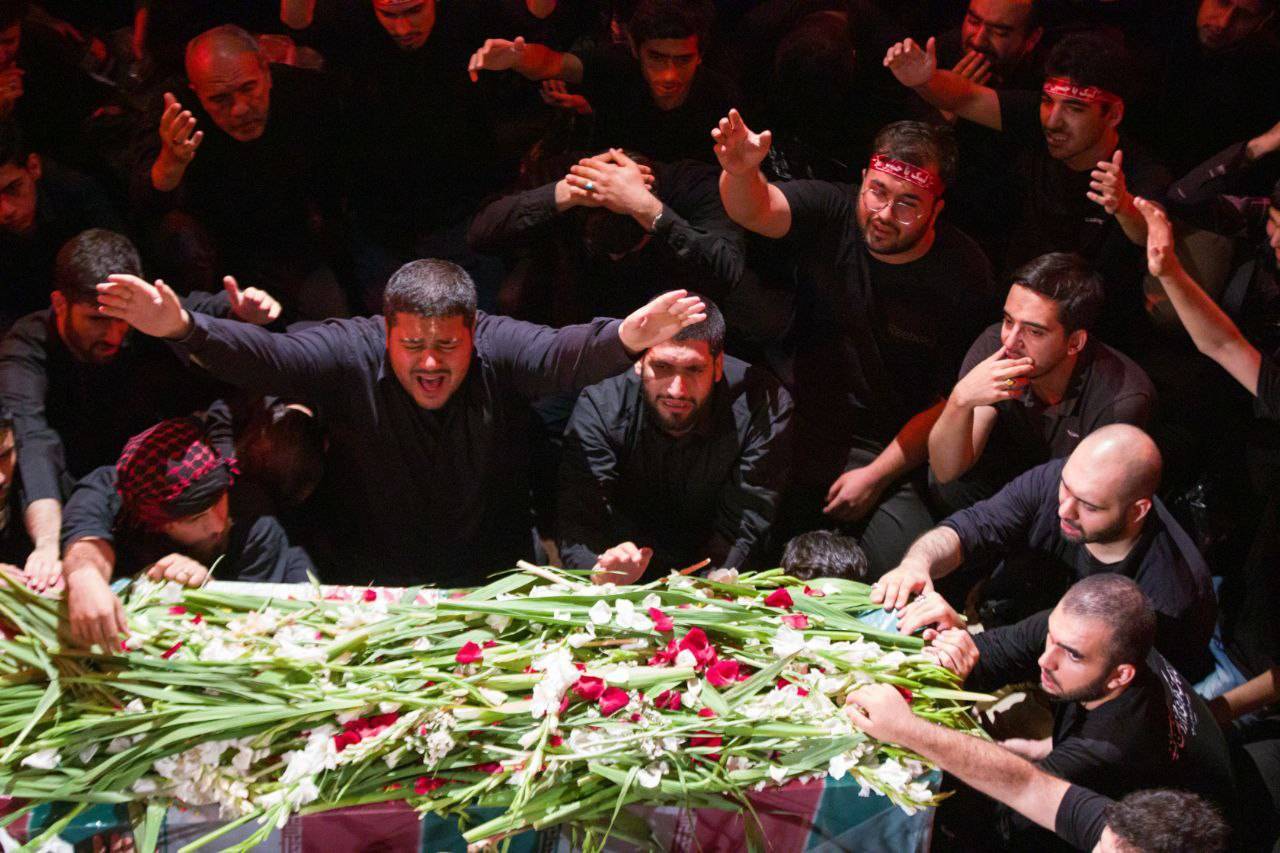 مراسم تشییع شهید گمنام