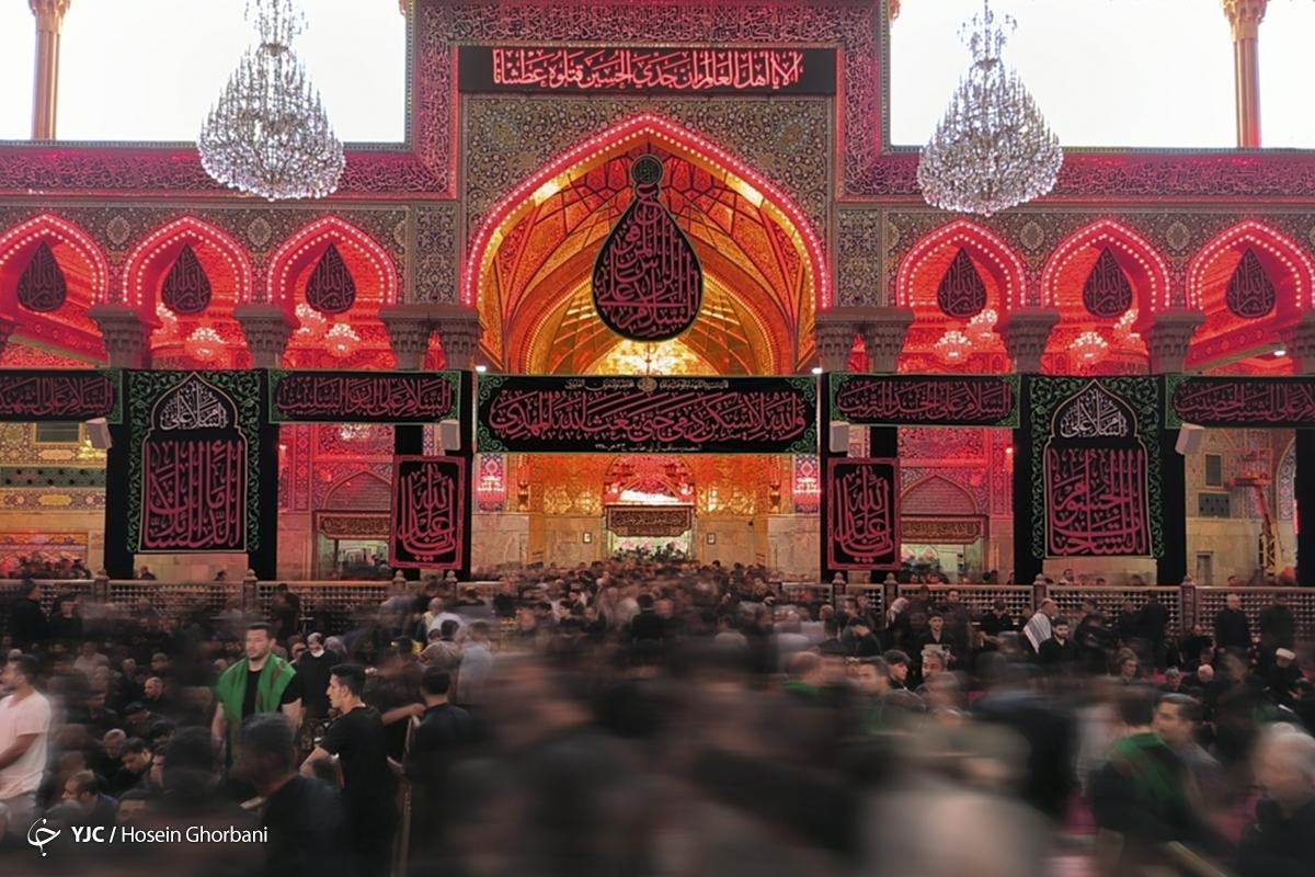 حرم حضرت ابوالفضل (ع) در روز تاسوعا