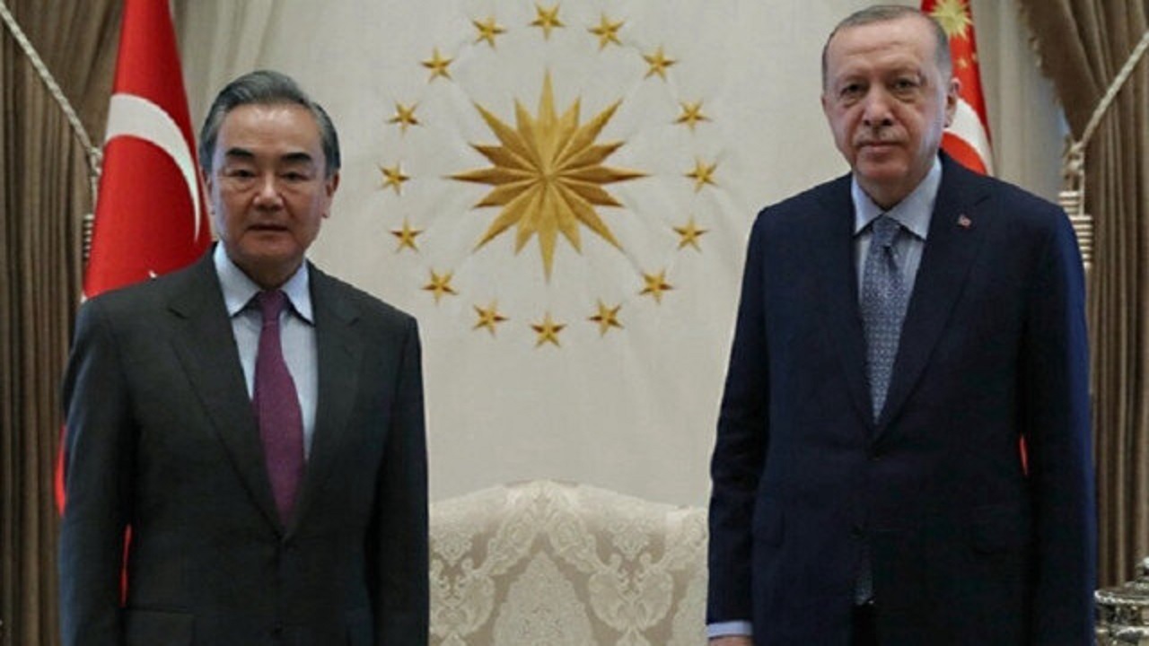 دیدار اردوغان با وزیر خارجه چین در آنکارا