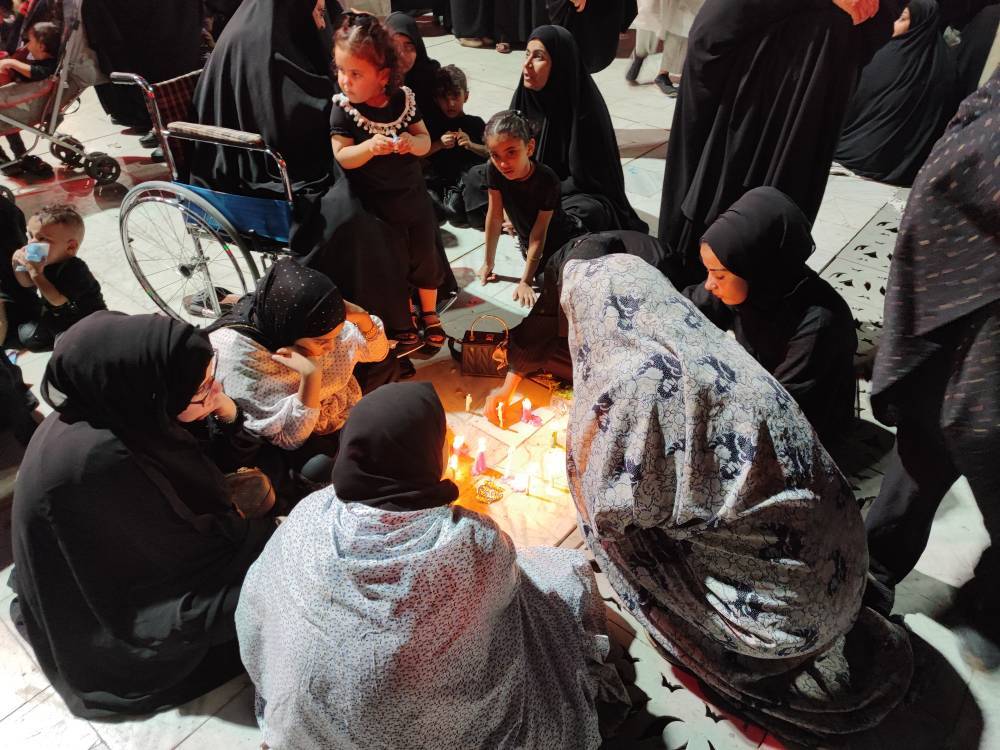 شمع روشن کردن