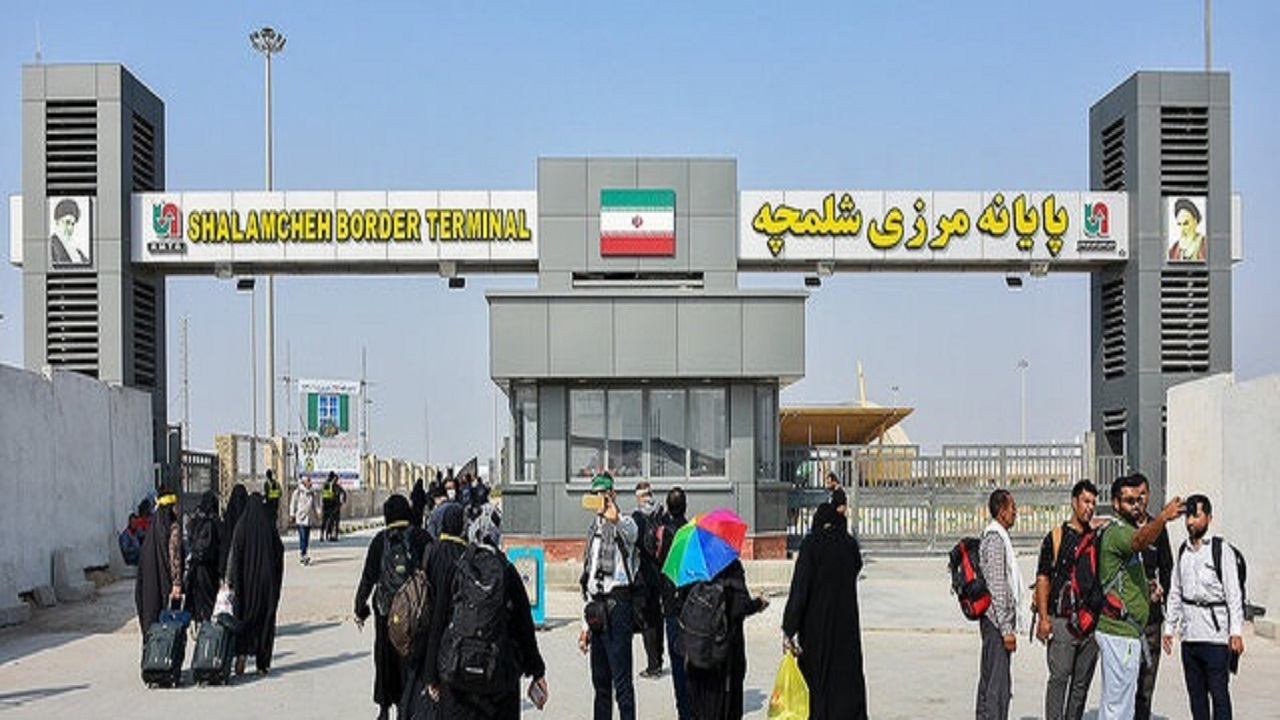 عبور روان زائران حسینی از مرز شلمچه