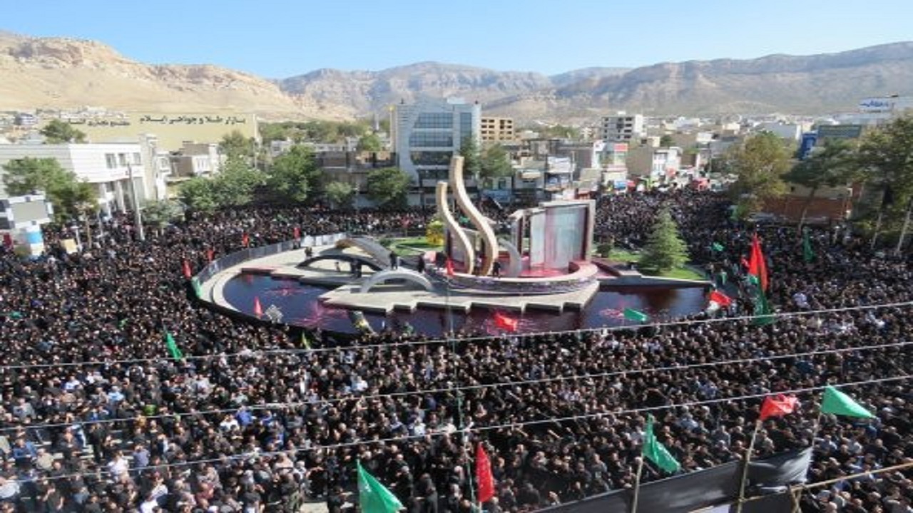 مراسم تاسوعای حسینی در ایلام برگزار شد+عکس