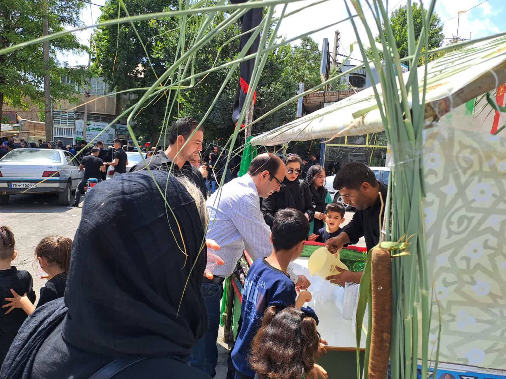 برپایی ایستگاه صلواتی در ماه محرم