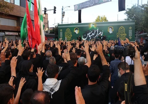 عزاداری دلدادگان مکتب عاشورا در آذربایجان غربی در یوم العباس