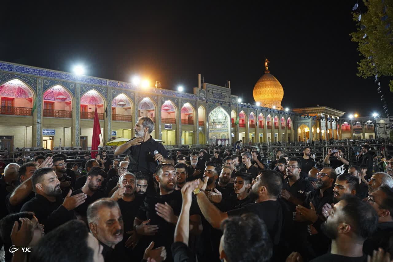 جوشش عشق حسین (ع) در شب عاشورای حسینی + تصاویر