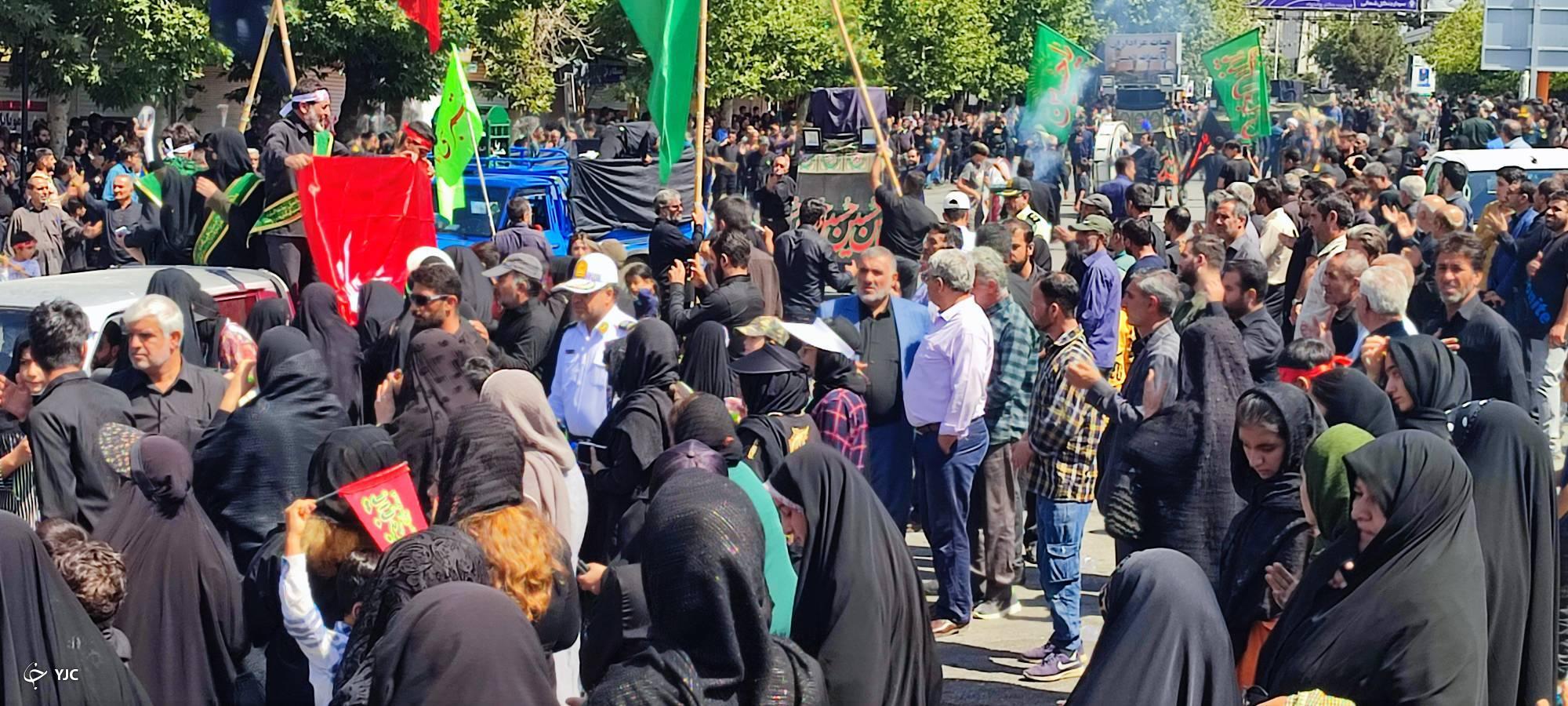 مراسم عزاداری عاشورای حسینی ۱۴۰۲ در یاسوج+تصاویر