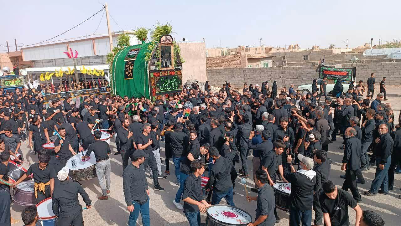 عزاداری دلدادگان مکتب عاشورا در خراسان جنوبی