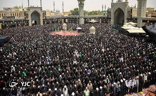 جلوه هایی از نماز جمعه عاشورایی قم