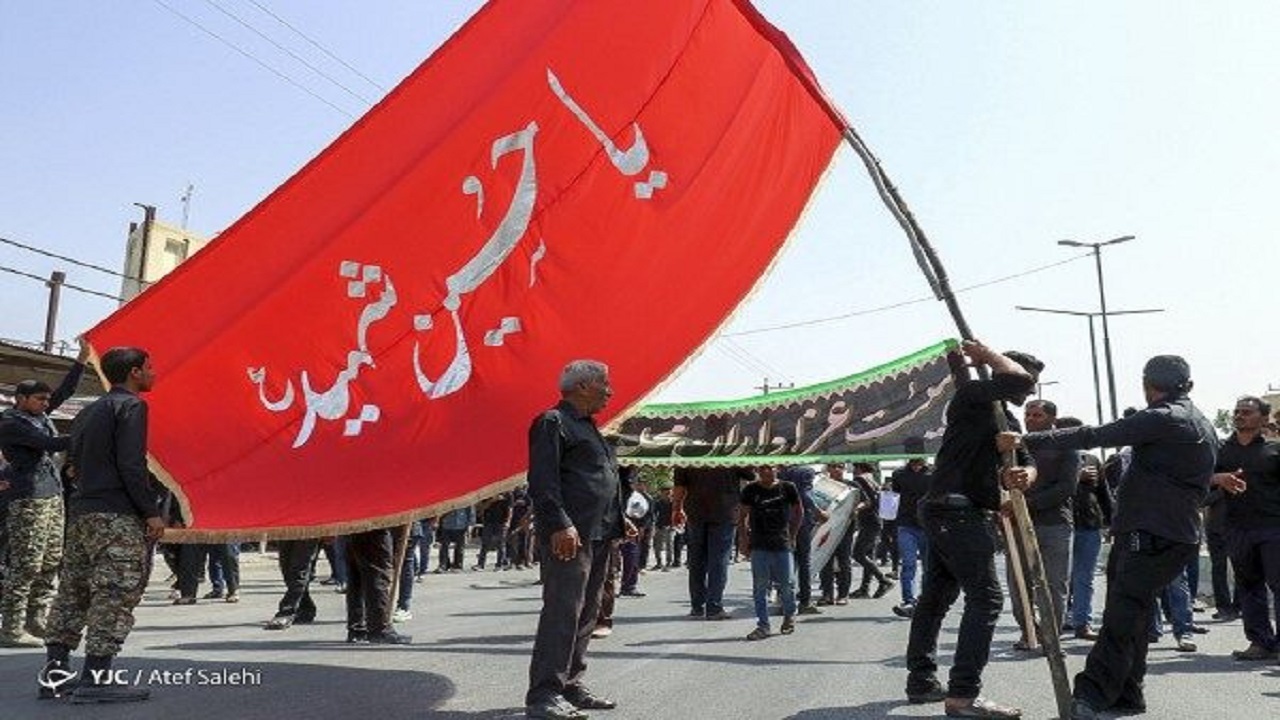 دسته عزاداری کرمانشاهی‌ها در روز دهم محرم + فیلم