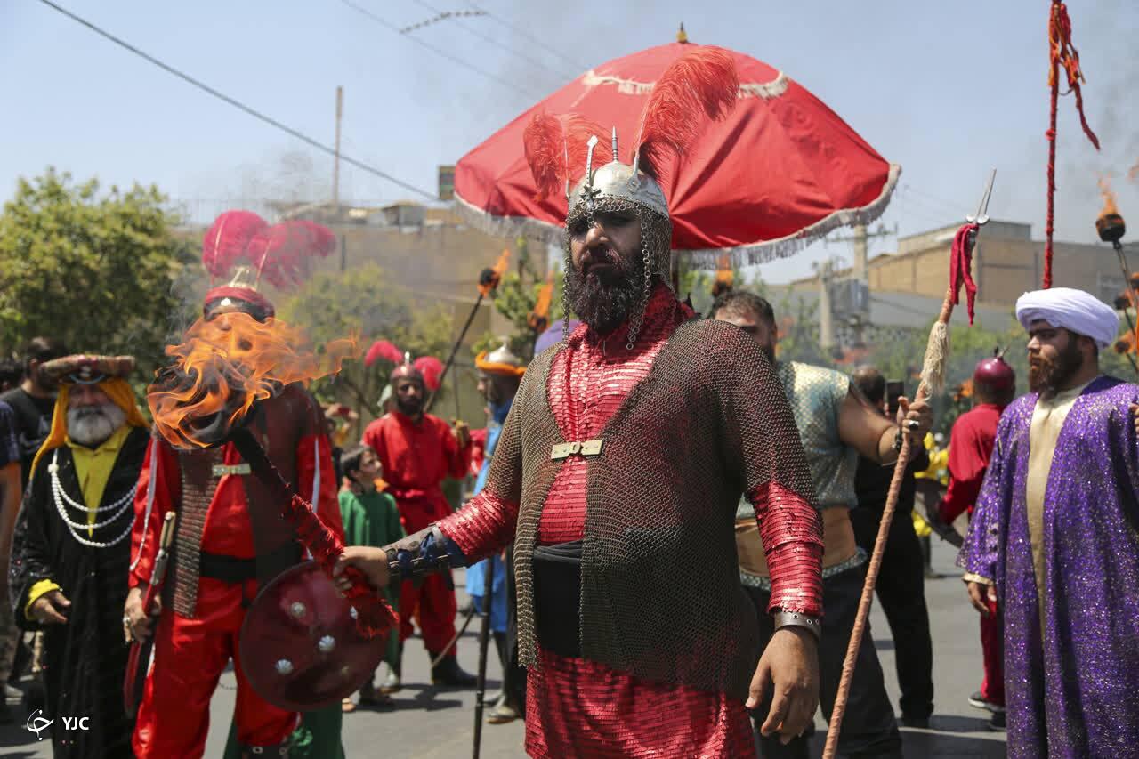 خیمه سوزان ظهر عاشورا در شیراز + تصاویر
