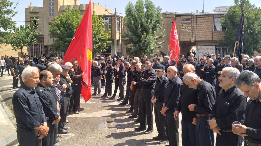 دسته های عزاداری در صالح آباد
