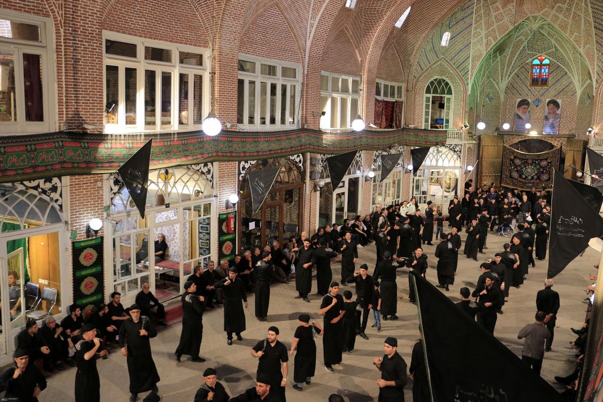 مظفریه تبریز، جلوه فاخر عزاداری حسینی