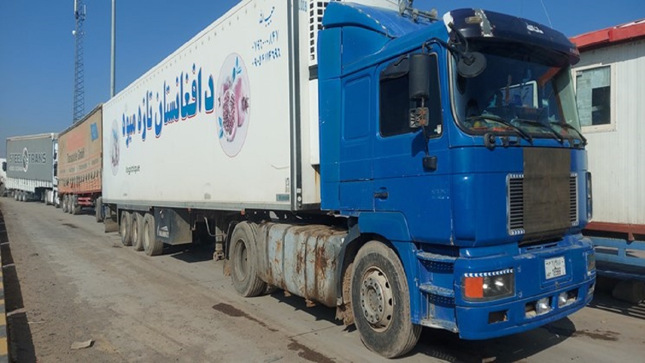 صادرات بیش از ۴۴ میلیون دلار کالا از مرز دوغارون به افغانستان