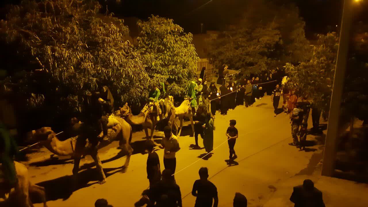 تصاویری از مراسم تعزیه در شام غریبان روستای نیسیان اردستان