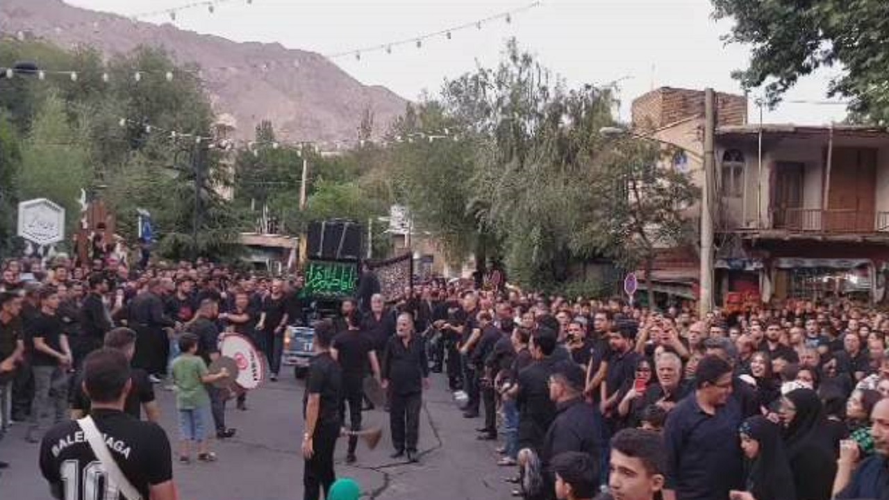 شهمیرزاد در دهمین روز از ماه محرم عاشورایی شد + فیلم