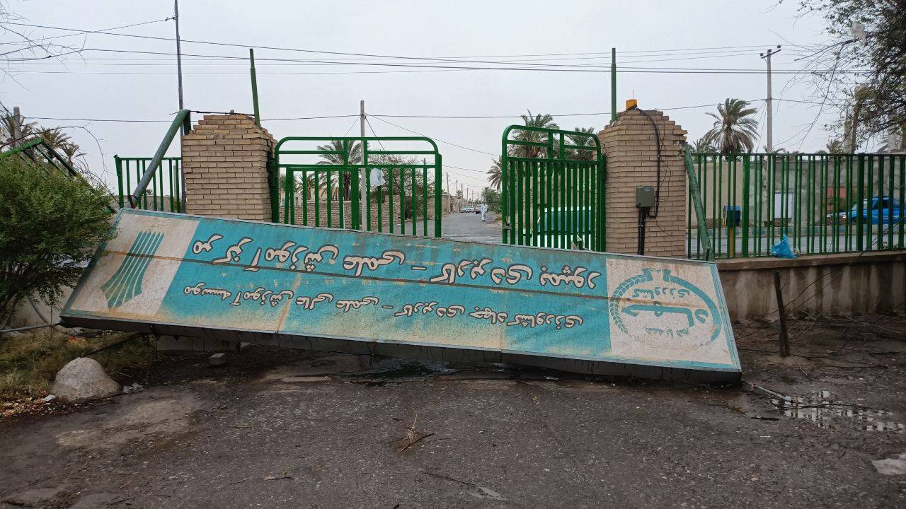 تصاویری از خسارت توفان شن در سیستان و بلوچستان