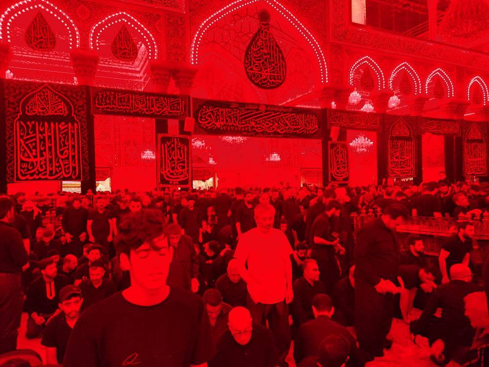 حرم امام حسین(ع) در شام غریبان امام حسین(ع)