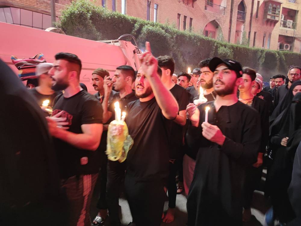 مراسم روز عاشورای حسینی در کربلای معلی