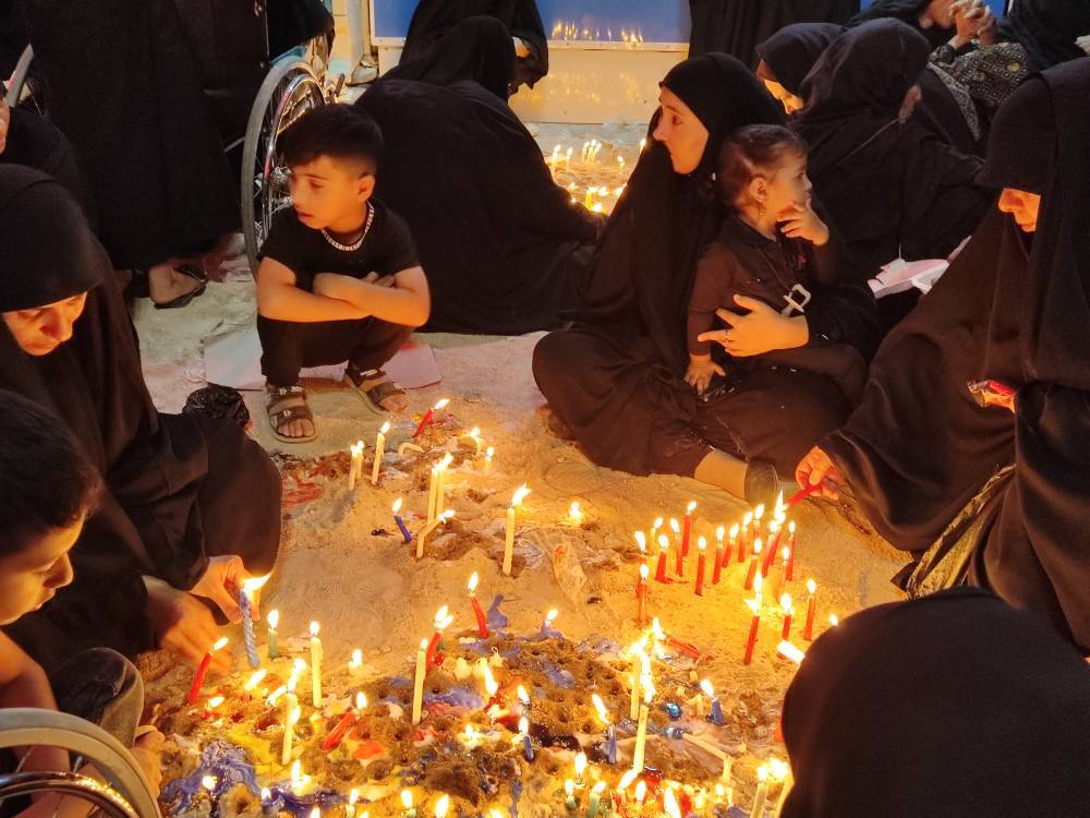 مراسم شام عریبان امام حسین(ع) در کربلای معلی