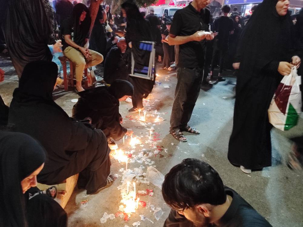 مراسم شام غریبان در کربلای معلی