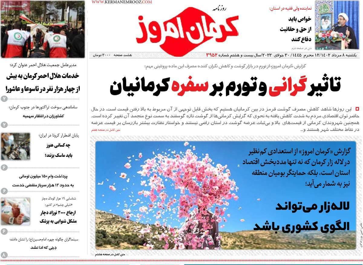 روزنامه کرمان امروز