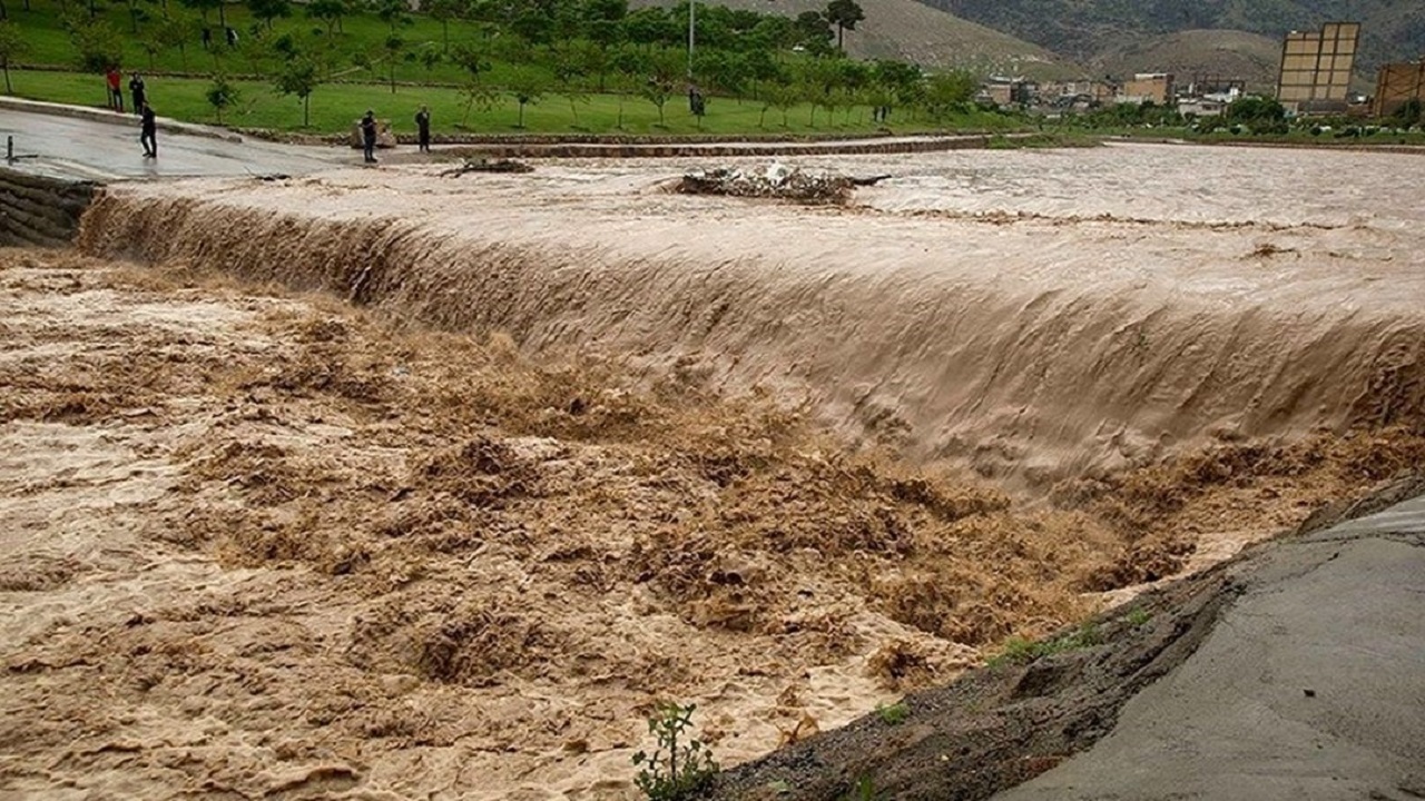 باران‌های موسمی روستای موردان فاریاب را سیلابی کرد + فیلم