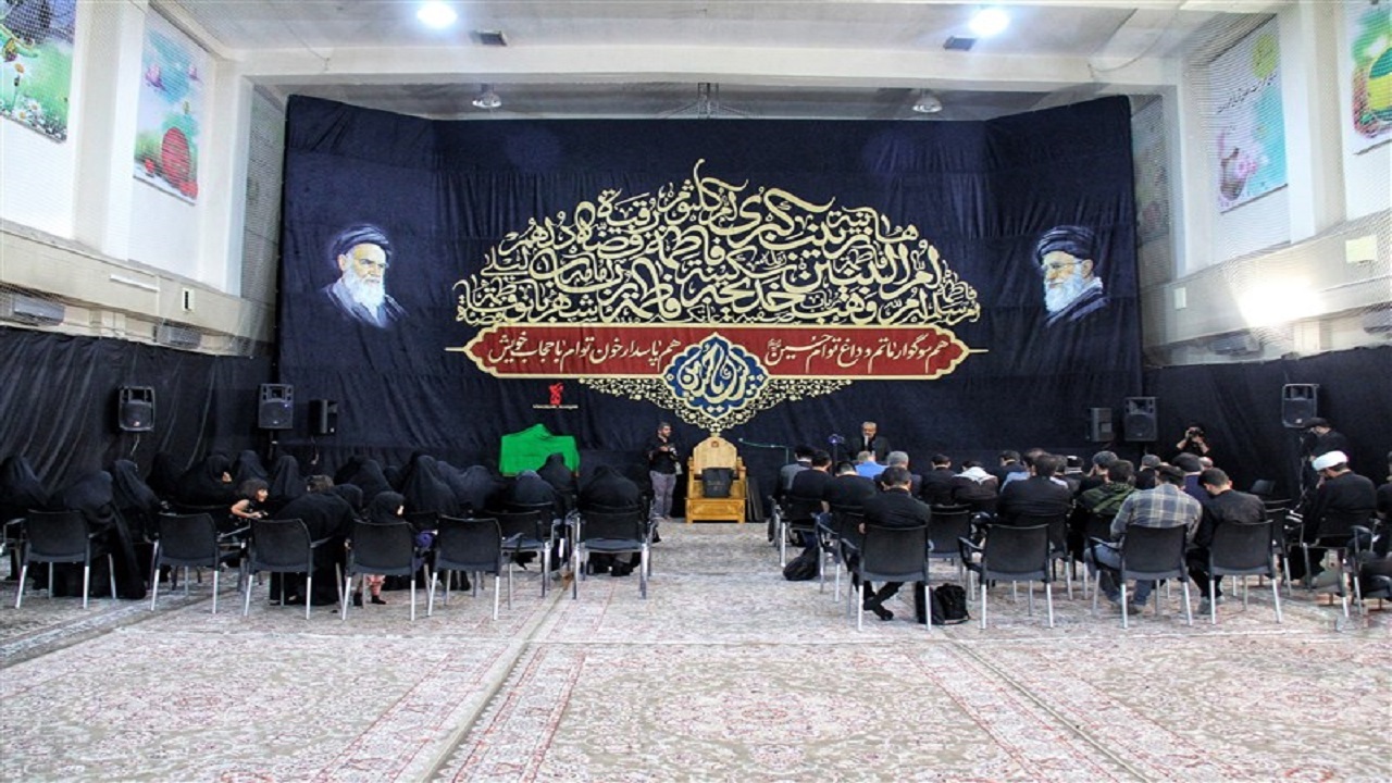 کتیبه هیئت هنر و رسانه قم رونمایی شد