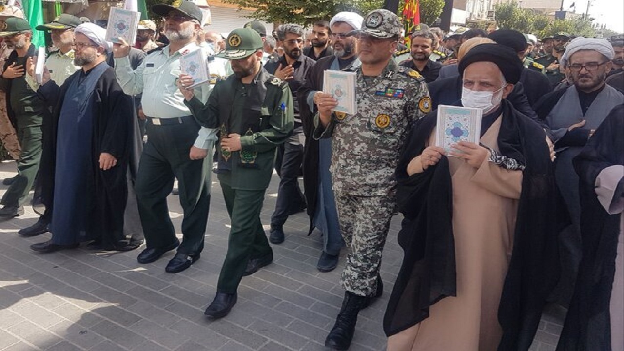 اعلام آمادگی نیرو‌های مسلح قم در دفاع از قرآن با برپایی دسته عزاداری