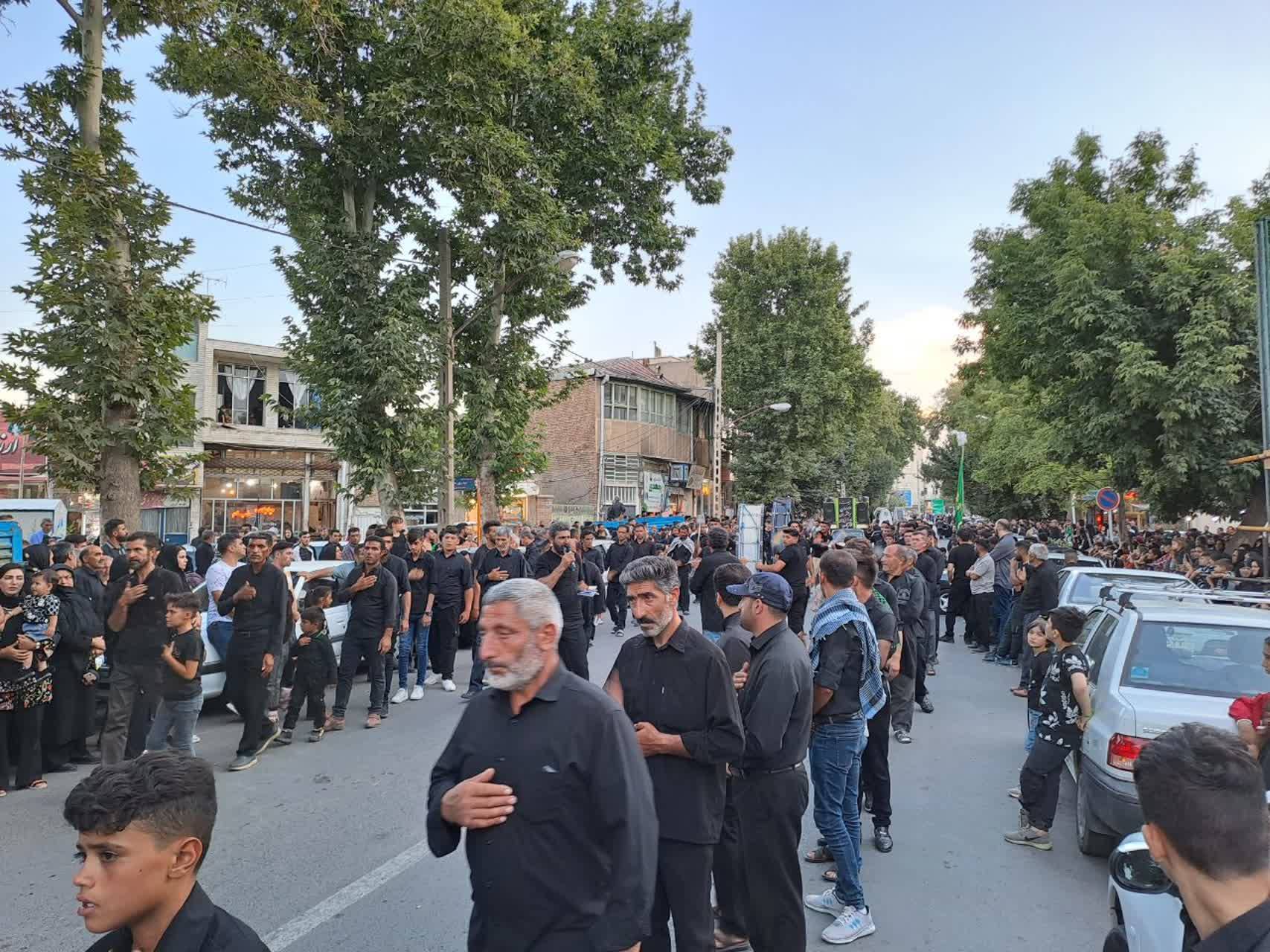 دسته های عزاداری در خوی