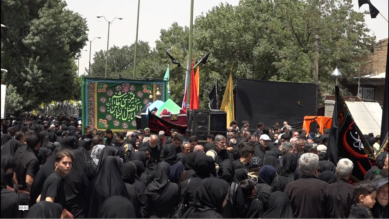 نوای یا حسین (ع) در همدان طنین انداز شد+ فیلم